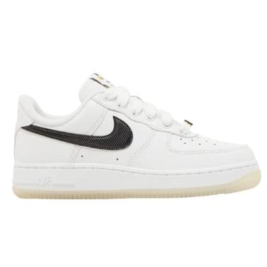 Imagem de Nike Tênis feminino Air Force 1 Low White BlackMetallic Gold Tamanho 36, Branco/preto-metálico dourado, 7