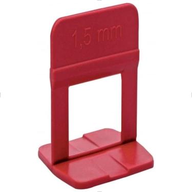 Imagem de Espaçador Nivelador Porcelanato 1,5mm 1000 Peças Slim Cortag