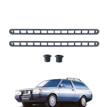 Imagem de Grade e Roseta Guia Pino da Ombreira Gol Saveira Parati Voyage Quadrado GL GLS GTS GTi Cinza