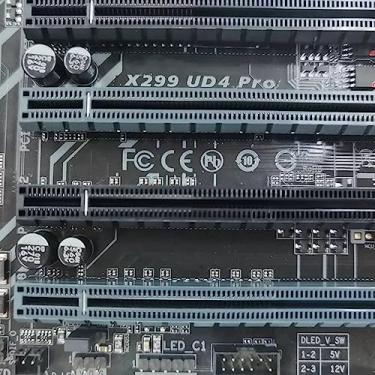 Imagem de Placa mãe GA X299 UD4 Pro X299 para LGA2066 DDR4 256GB PCI-E 3.0 ATX