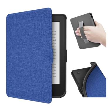 Imagem de enoxboo Capa para Kobo Clara HD de 2018, 6 Polegadas, Estojo com TPU Mole Traseiro e Alça de Mão, Tampa para Ereader com Fechamento Magnético