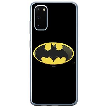 Imagem de ERT GROUP Capa de celular para Samsung S20 FE / S20 FE 5G Original e oficialmente licenciado DC Pattern Batman 023 otimamente adaptado à forma do celular, capa feita de TPU