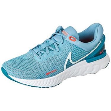 Imagem de Nike Tênis masculino React Miler 3, Cerulean Barely Green Bright Spruce, 42