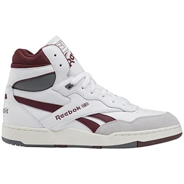Imagem de Reebok Tênis unissex adulto Bb4000 Ii Mid, Branco/marrom/cinza puro, 41 BR