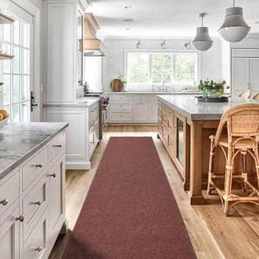 Imagem de Gotohipi Tapete de corredor de tamanhos personalizados 6 x 20 cm para ambientes internos e externos, tapetes de área com suporte de borracha antiderrapante para corredor, cozinha, entrada, varanda,