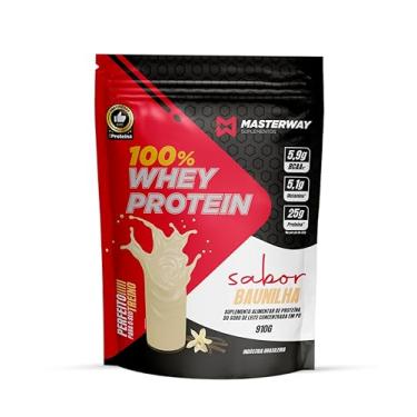 Imagem de Masterway Suplementos - Whey Protein 100% Concentrado - 910g (Baunilha)