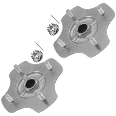 Imagem de Caltric Cubo de roda de 2 eixos traseiros com porca compatível com Honda Rancher 420 4X4 TRX420FE TRX420FM TRX420TE TRX420TM TRX420FP 2007-2013 | Recon 250 2x4 TRX250 TRXTE TRX250TM TRX250TM TRX220 50TE1 TRX420TM1 197-2023