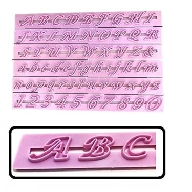 Imagem de Kit Régua Marcadora Alfanumérica com Letras Maiúscula e Minúscula