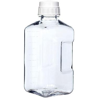 Imagem de Nalgene Garrafa Growler Sustain Tritan livre de BPA feita com material derivado de 50% de resíduos de plástico (usando equilíbrio de massa certificado ISCC), 1,8 g, transparente