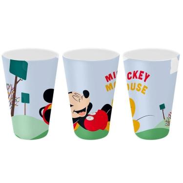 Imagem de Kit 3 Copos Festa Infantil Melamina Mickey Mouse Disney 300ml - Tuut