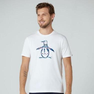 Imagem de Original Penguin Camiseta Estampa Silk Branca Original Penguin-Masculino