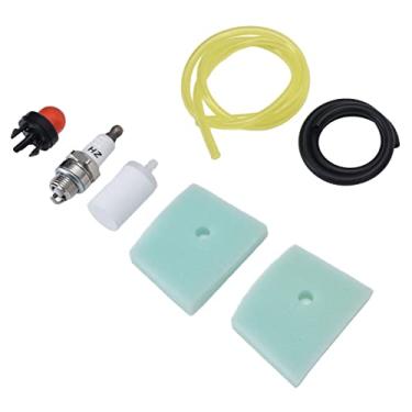 Imagem de Conjunto Profissional de Velas de Ignição de Alta Precisão para Aparador 123C 325C, Com Kit de Filtro de Ar, Resistente Ao Desgaste para Ferramentas de Jardim