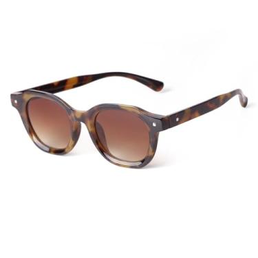 Imagem de JRLLFD Lente amarela óculos de sol quadrados mulheres homens óculos de sol gradiente azul feminino uv400, c9 gradiente chá, um tamanho