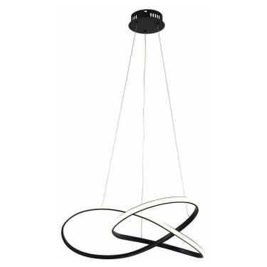 Imagem de Lustre Luminária 3 em 1 Orgon Pendente Perfil Infinito Arco Led Iluminação Moderno Luxo Sala de Jantar Quarto Ambiente Residencial Recepção Comercial