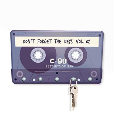 Imagem de Porta Chaves 20x10 - Fita k7 Transparente