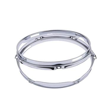 Imagem de Newmind Conjunto de argolas de bateria fundidas de 25,4 cm, 6 furos, cromo