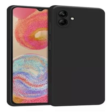 Imagem de Capa Capinha Slim Fosca Aveludada Luxo Para Samsung Galaxy A05 (PRETO)