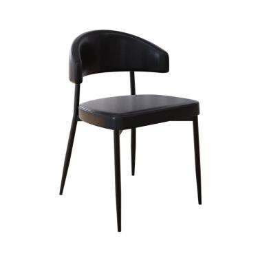 Imagem de Cadeira Bless Fixa com 4 Pés 55 X 52,5 X 77,5 Cm com 1 Unidade Preto