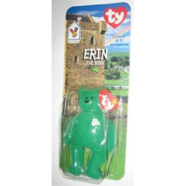 Imagem de 1 X TY Erin the Bear McDonalds Teenie Beanie - NEW SEALED