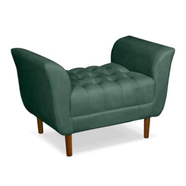 Imagem de Recamier Para Sala, Quarto e Recepção Oslo 90cm Suede Verde - Loja Monte Belo