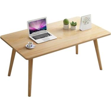 Imagem de Mesa de centro, mesa baixa de janela, mesa multifuncional de estudo para quarto/sala de estar, mesa lateral de sofá, mesa baixa para casa pequena