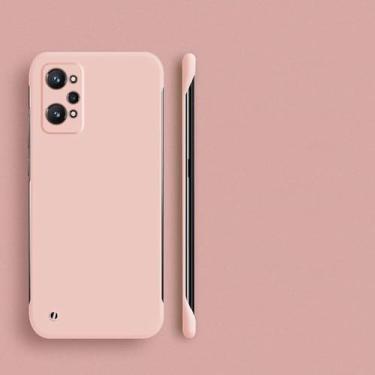 Imagem de Capa ultrafina sem moldura para PC para OPPO para Realme 11 10 Pro Plus GT NEO 3 2T 2 5G GT 2 Pro 5G capa de telefone rígida fosca colorida, rosa, para Realme 10 Pro