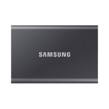 Imagem de SAMSUNG SSD portátil T7-2 TB - USB 3.2 Gen.2 SSD externo Titan Gray (MU-PC2T0T/WW)