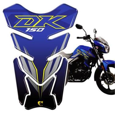Imagem de Protetor De Tanque Adesivo Moto Haojue Dk Azul - Cobra Motoparts, Azul