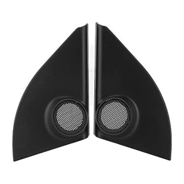 Imagem de 2 Pçs Tweeter Capa do Carro Tweeter Alto-falante Capa Guarnição Protetor Preto Modificação Substituição para 2014 a 2019