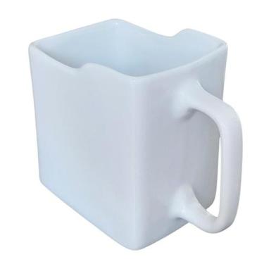 Imagem de Suporte Porta Leite Caixinha Retangular -Porcelana Branca(2) - Antilop