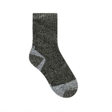 Imagem de Meia Trekking Coolmax Cano Longo Selene 4025, 34/39, Preto, Unissex