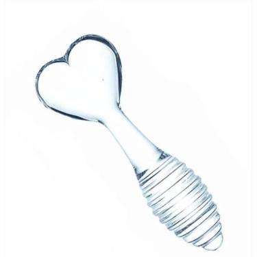 Imagem de Plug Anal de Vidro de Coração - sexy import, Rosa