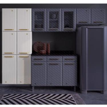 Imagem de Paneleiro Duplo de Aço 6 Portas Diamante - Telasul