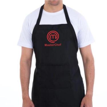 Imagem de Avental Masterchef Preto - Original Uniformes