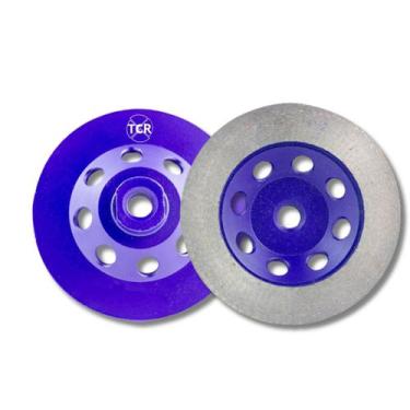 Imagem de Copo Diamantado De Desbaste Continuo Azul 100MM Pro Grão 120 - tcrabra