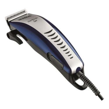 Imagem de Cortar De Cabelo Mondial CR07 4 Níveis De Altura Azul Prata 110V