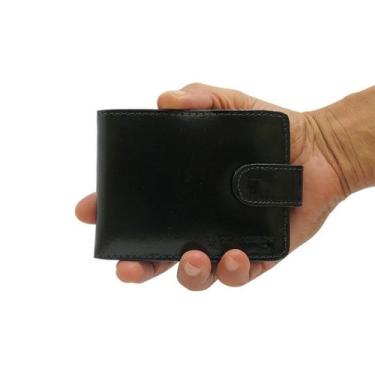 Imagem de Carteira Masculina com Fecho Lateral  Couro - Águia Couro, Sintético, 