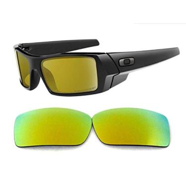 Imagem de GALAXYLENSE Lentes de reposição para Oakley Gascan de várias cores, Dourado, regular