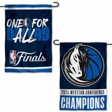 Imagem de WinCraft Bandeira de jardim Dallas Mavericks 2024 Finals Bound Conference Champions