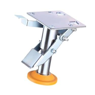 Imagem de Almencla Trava de piso com rodízios médios com almofada TPU, prático, resistente, fácil instalação, multifuncional, mola embutida para carrinho, 14.1 Cm X 15.9 Cm