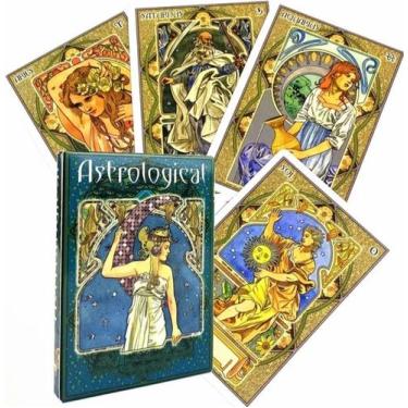 Imagem de Astrological Oracle Deck Oráculo Astrológico Baralho de Cartas de Tarô