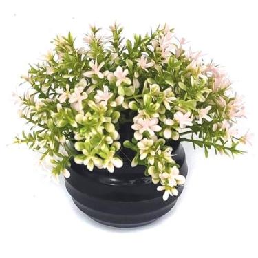 Imagem de decoração plantas artificiais decorativas vaso vasinho falsa flor - Lu