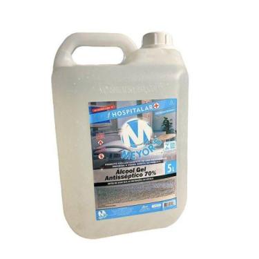 Imagem de Álcool Gel Antisséptico para mãos 70% INPM 5L - Meyors