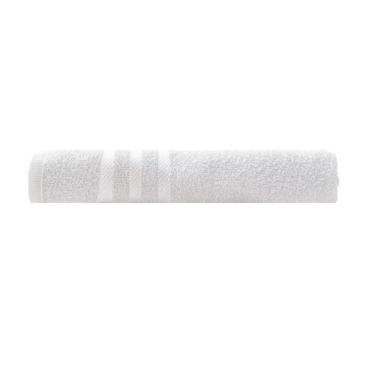 Imagem de 3 Toalha De Banho Barras 65x130cm Diversas Cores Lindas - Dugu, Branco