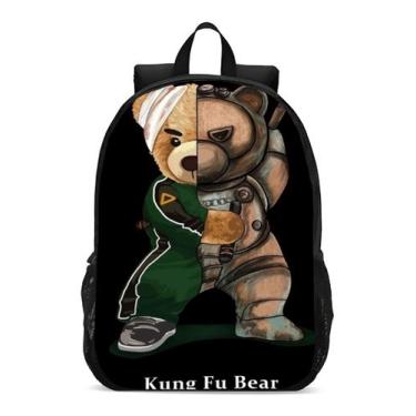 Imagem de Mochila Escolar Infanto Juvenil  Streetwear Urso Novidade 122 - Geek S