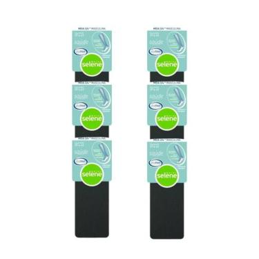 Imagem de 6 Pares Meia 3/4 5-10 Mmhg Masculina De Compressão Moderada - Selene, 