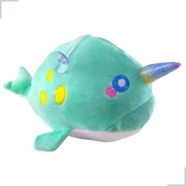 Imagem de Pelúcia Baleia Narval Golfinho Unicórnio 30cm 3 opções cores - SS, Ver