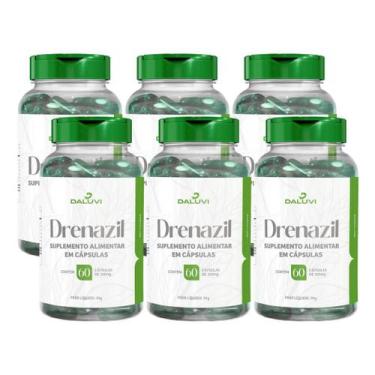 Imagem de Kit 6 Drenazil Original Reduz Região Abdominal 360 Caps