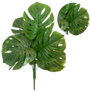 Imagem de Planta Artificial Folhas Costela de Adão Palmeira Decoração - Flor Imp