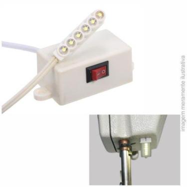 Imagem de Luminária de led magnética para máquina de costura - 6 leds - Almeida 
